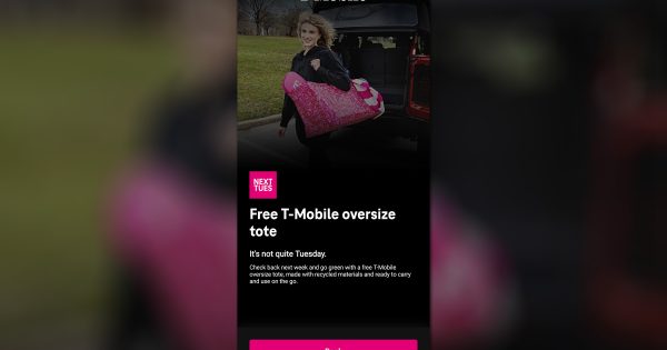 مشتریان T-Mobile، هفته آینده کیف رایگان خود را بگیرید مشتریان T-Mobile، هفته آینده کیف رایگان خود را بگیرید