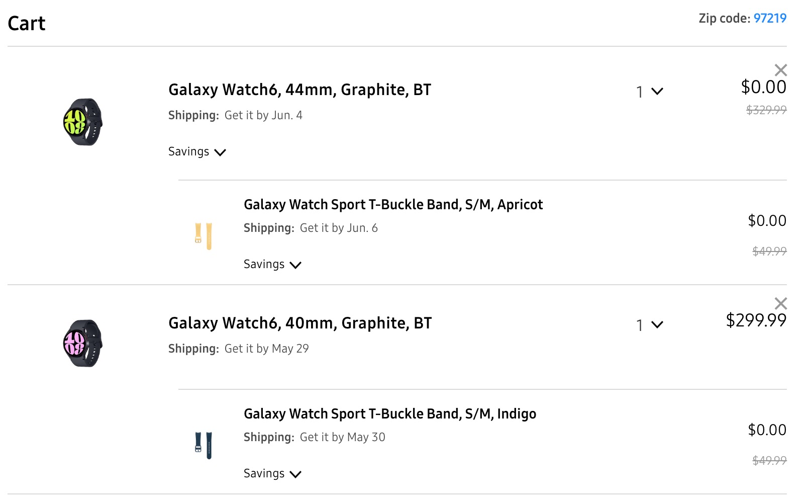 Oferta Galaxy Watch 6