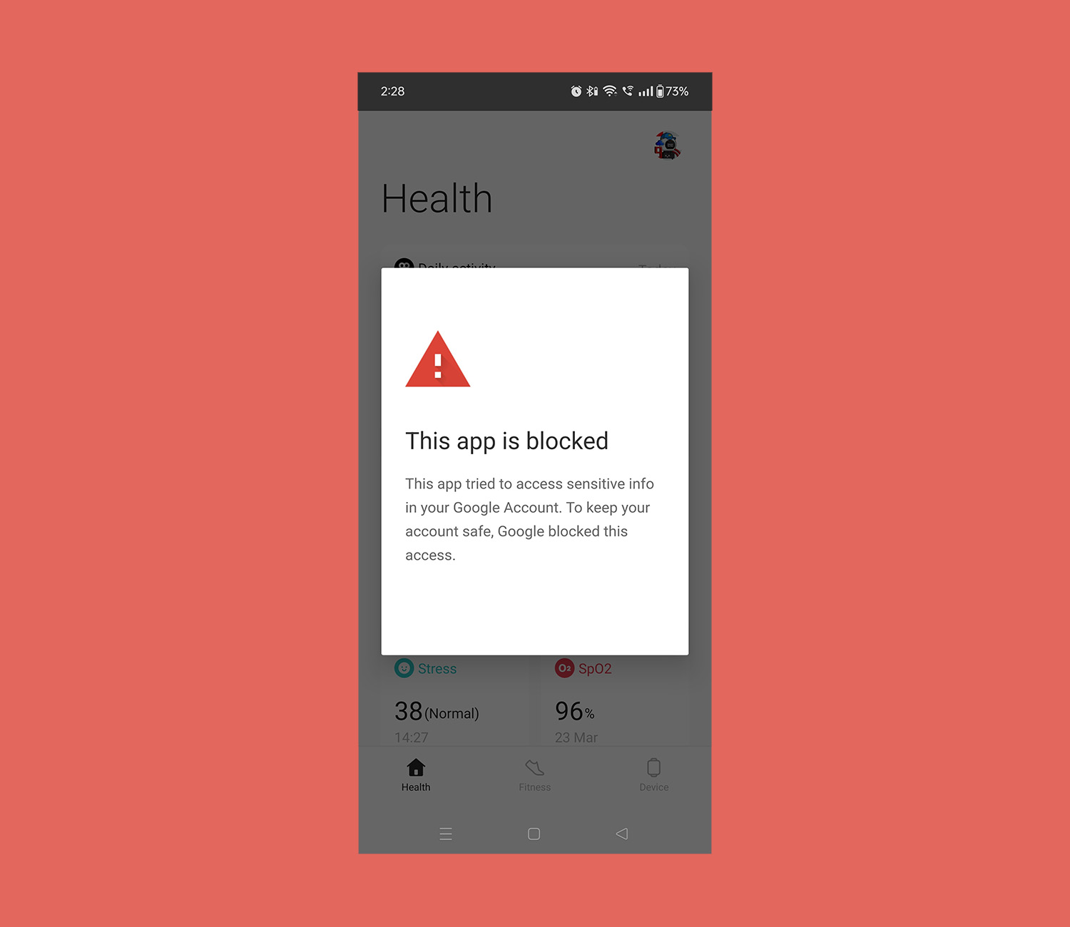 صفحه ترسناک OnePlus Watch 2 پس از بهروزرسانی برنامه OHealth از بین خواهد رفت. صفحه ترسناک OnePlus Watch 2 پس از بهروزرسانی برنامه OHealth از بین خواهد رفت.
