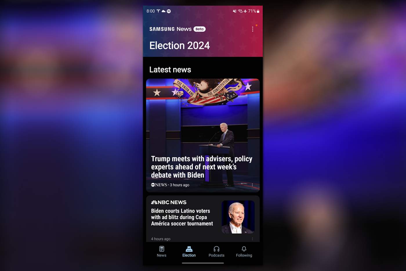 Samsung News App Gears Up for Election, Intros LALIGA Content Partnership