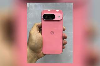 Pink Pixel 9 Poses for Pictures, Looking so Pretty