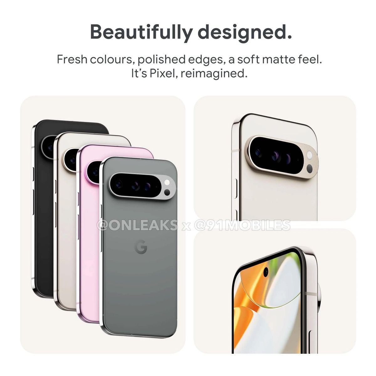 Pixel 9 Pro Marketing Material جزئیات همه چیز را نشان می دهد Pixel 9 Pro Marketing Material جزئیات همه چیز را نشان می دهد