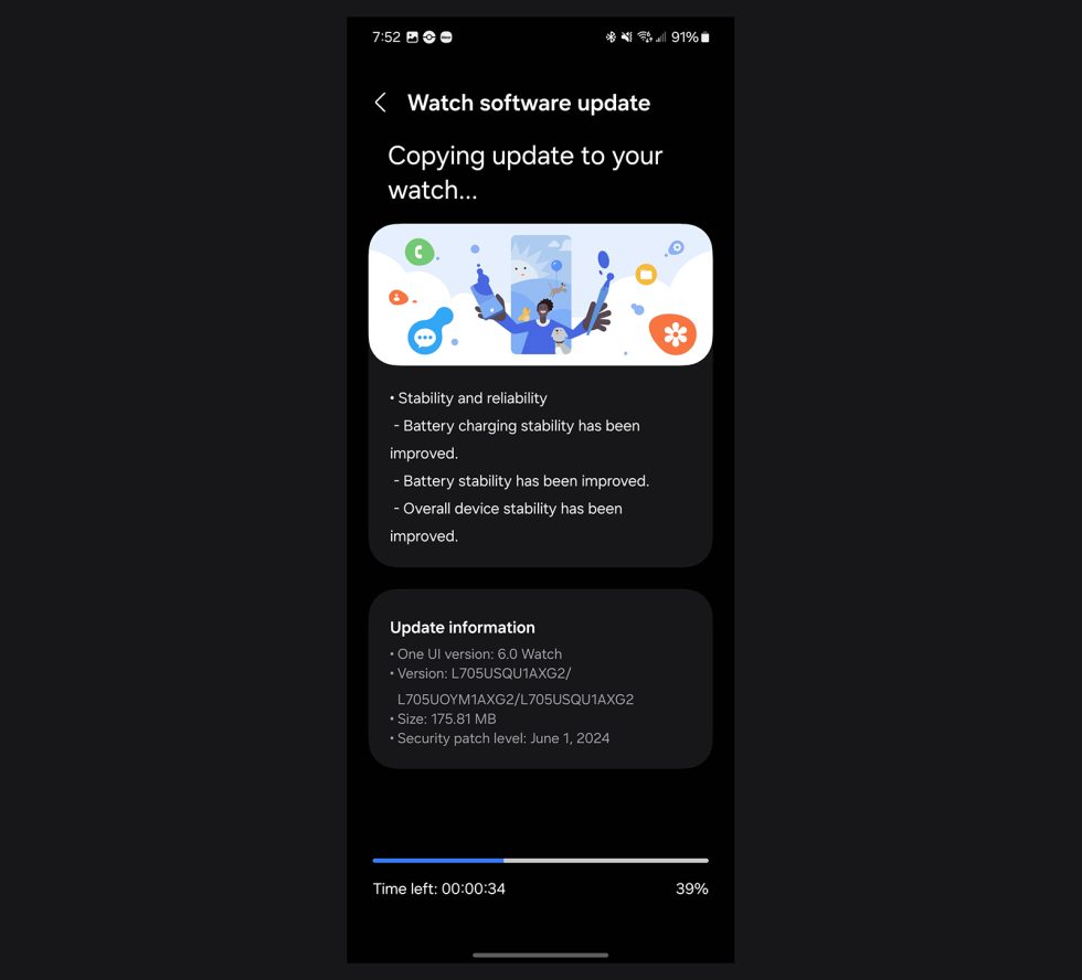 Samsung Galaxy Watch Ultra شما اولین بهروزرسانی بزرگ را دریافت میکند Samsung Galaxy Watch Ultra شما اولین بهروزرسانی بزرگ را دریافت میکند