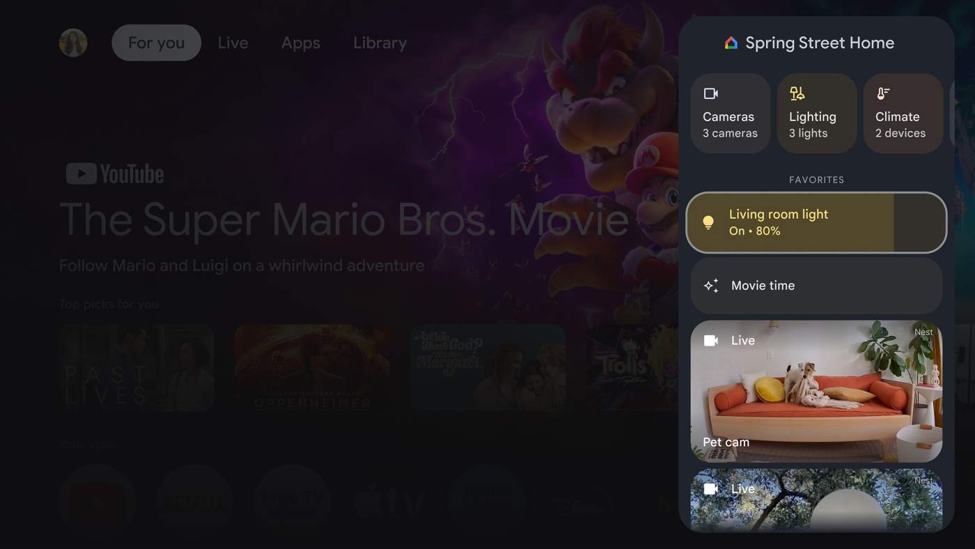 Home Panel Rolling Out in Preview to Chromecast With Google TV Users