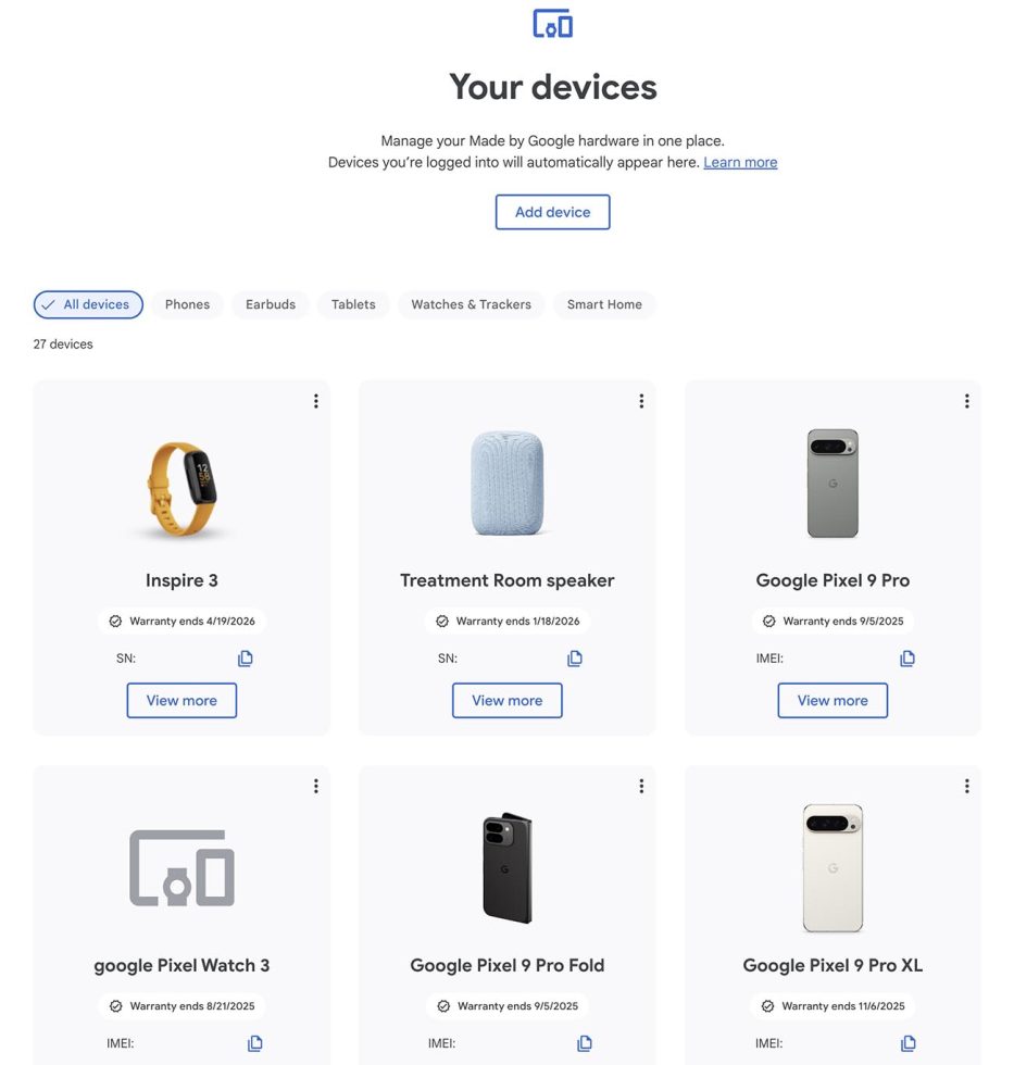 صفحه دستگاه های جدید Google Store به شما مدیریت پیکسل را بهبود می بخشد صفحه دستگاه های جدید Google Store به شما مدیریت پیکسل را بهبود می بخشد