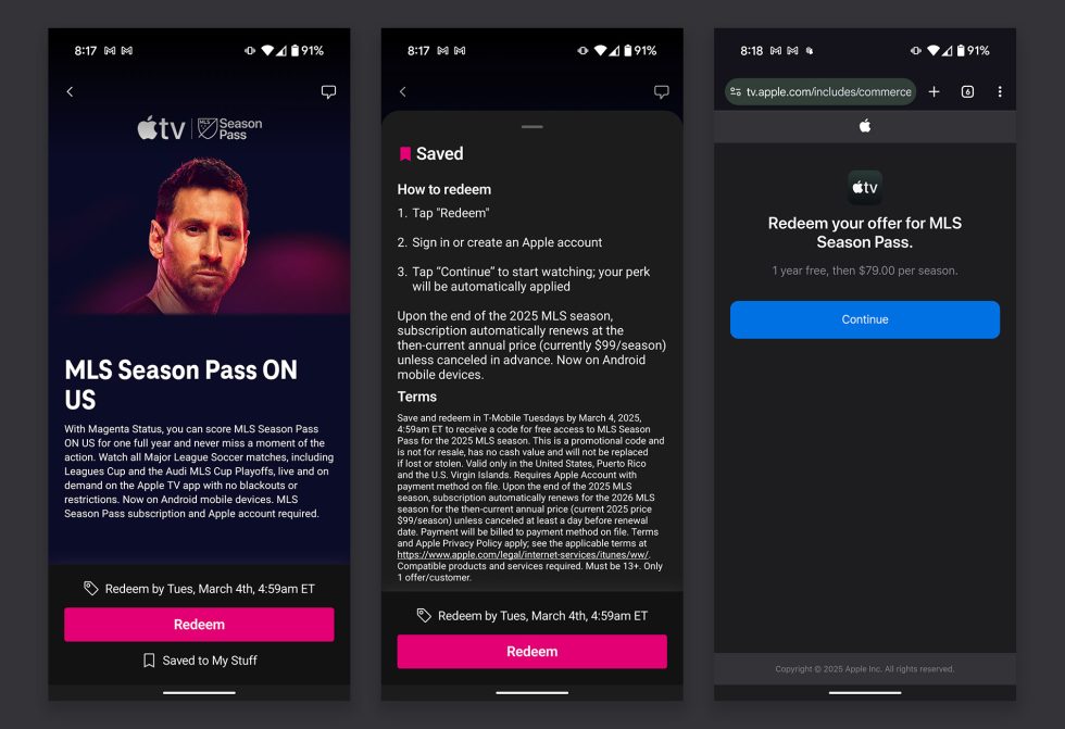 T-Mobile Free MLS Pass Pass در اینجا است و اکنون می توانید آن را ادعا کنید T-Mobile Free MLS Pass Pass در اینجا است و اکنون می توانید آن را ادعا کنید