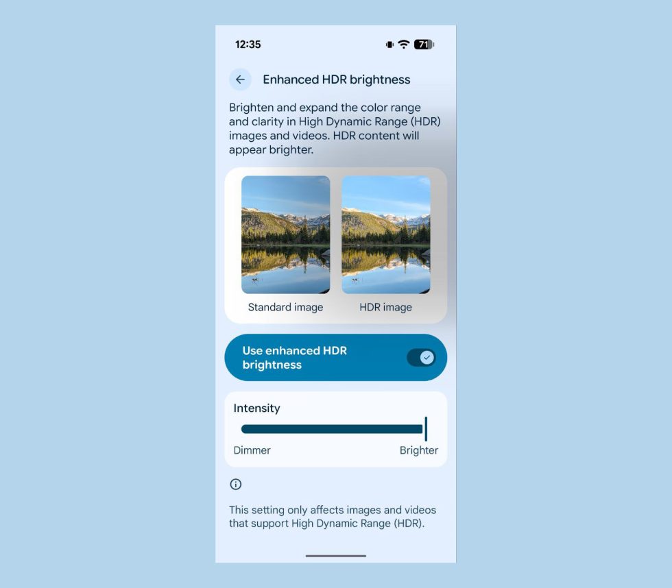 Enhanced HDR Brightness
