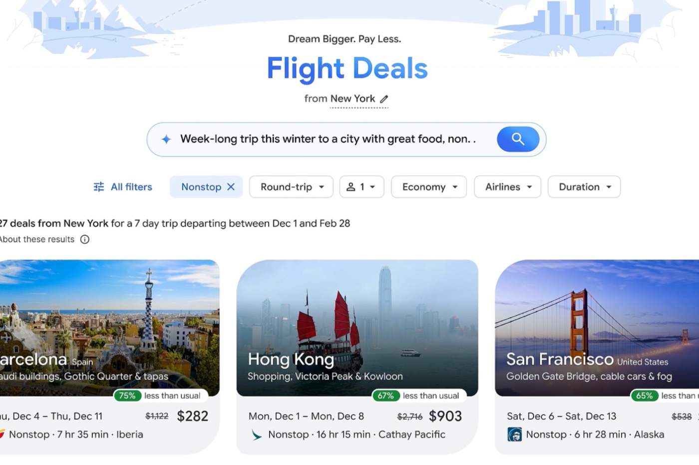 Google’s AI-Powered Flight Deals is Your Personal Travel Agent