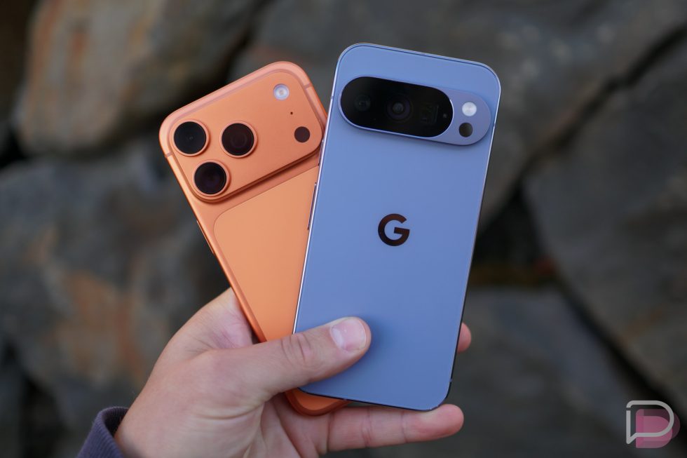 Pixel 10 Pro iPhone 17 Pro AirDrop