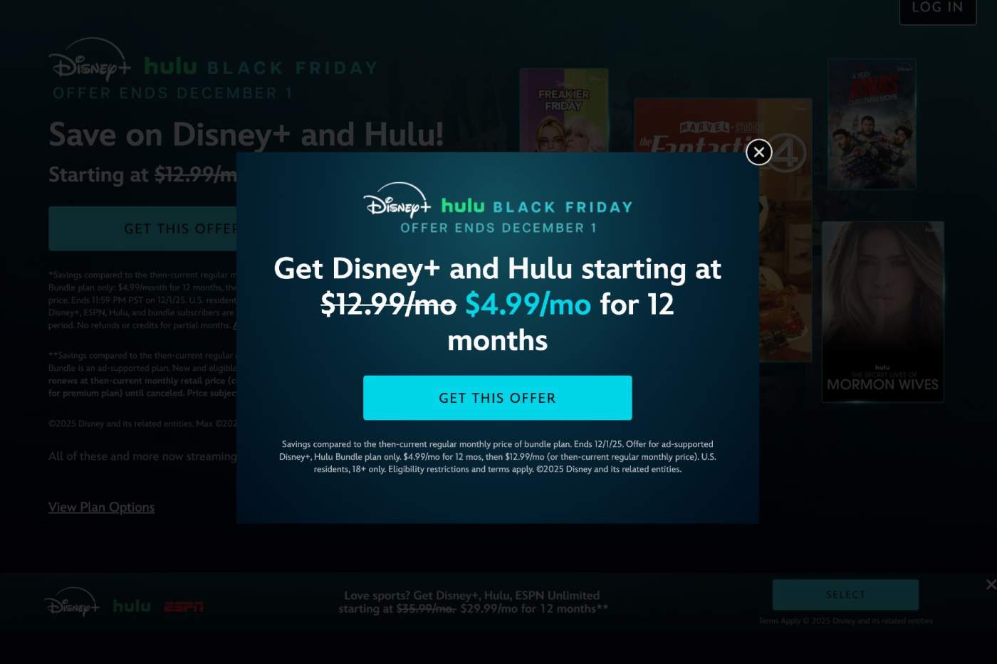 DEAL: Disney+, Hulu Bundle (W/ Ads) Just $4.99/Mo for a Year