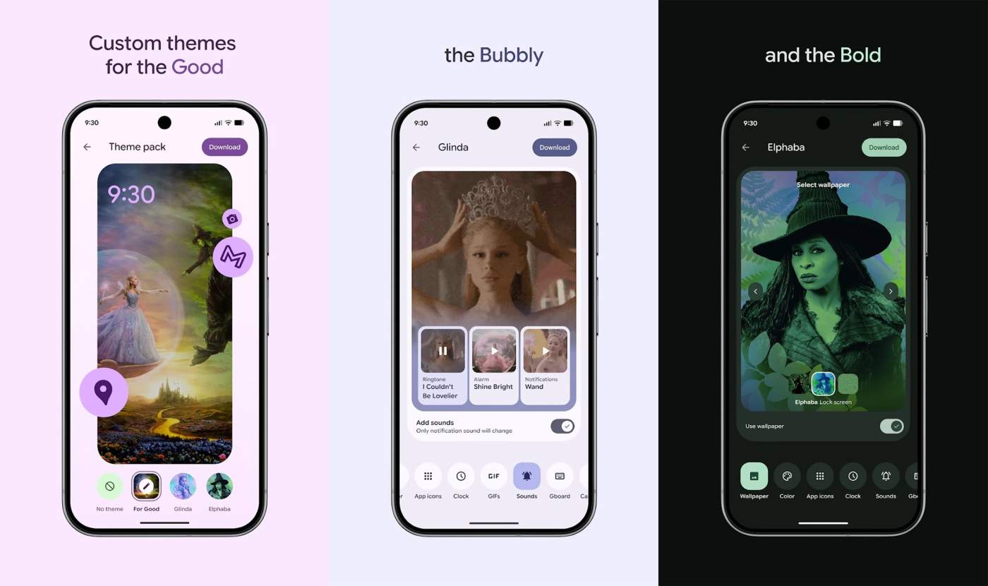 Google’s Secret “Theme Packs” App for Pixel Phones Shows Up