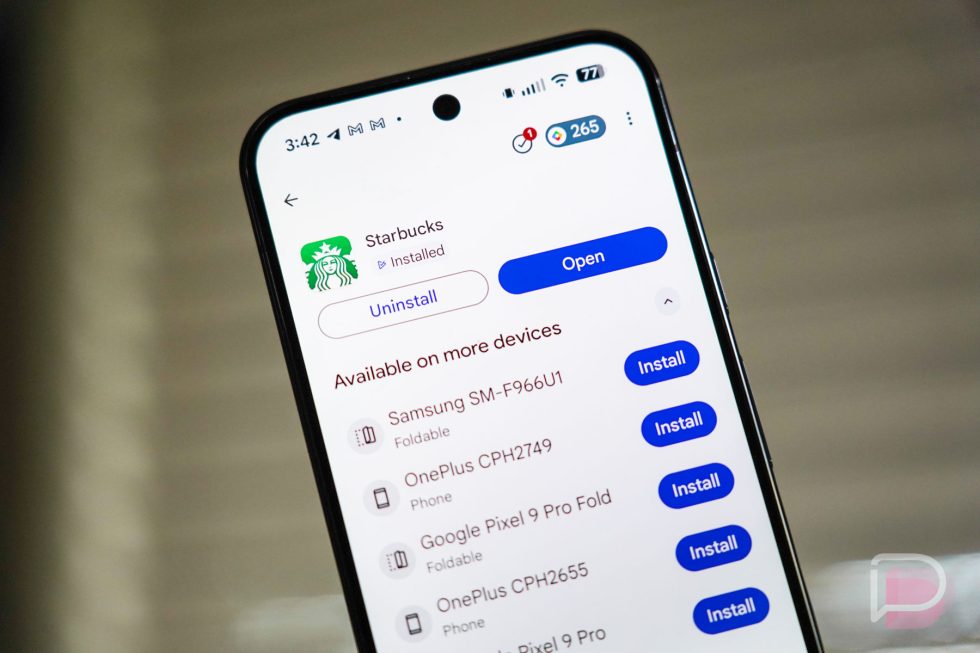 Google Play Uninstall Button