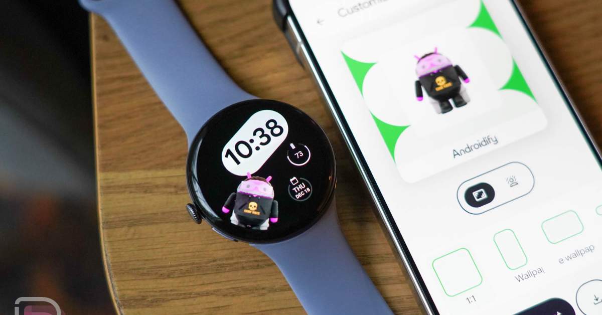Google Gave Us the Cutest Androidify Watch Face We Didn't Know We Needed