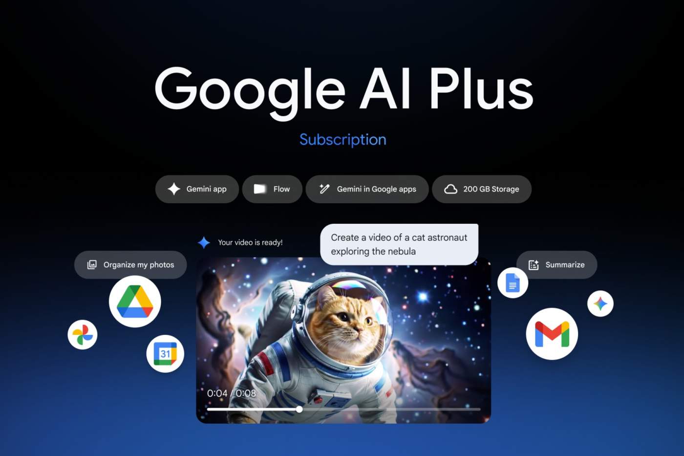 Google Launches Google AI Plus Plan for $7.99/mo