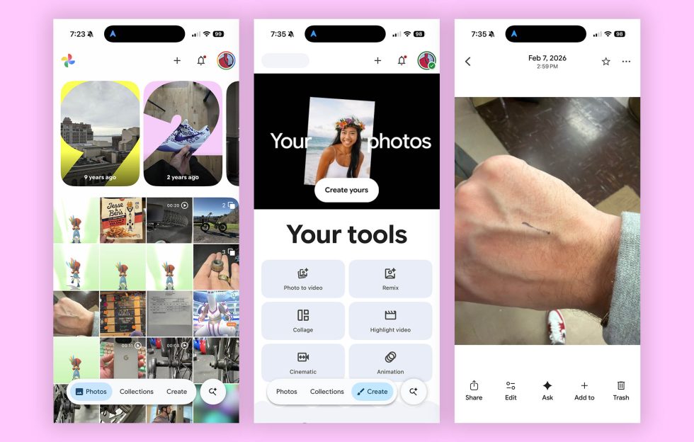 Google Photos - New Design
