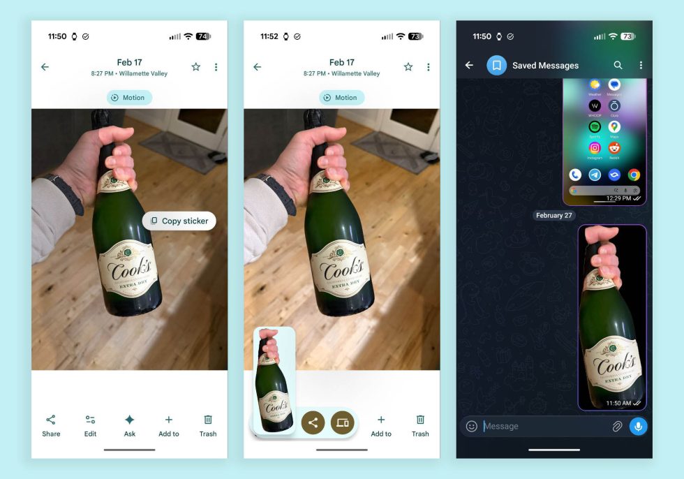 Google Photos Stickers Android