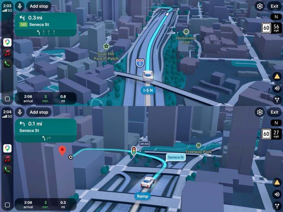 Google Maps Immersive Navigation