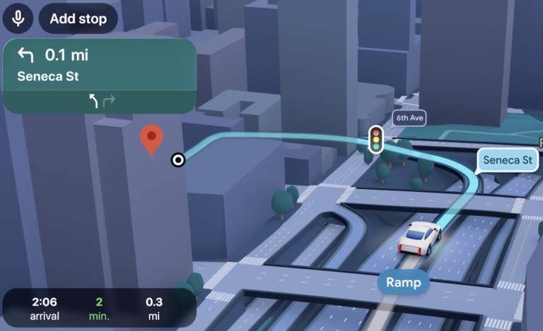 Google Maps Immersive Navigation