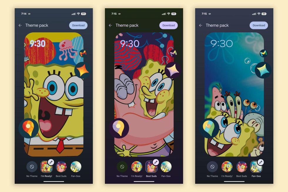 Pixel Theme Pack - Spongebob