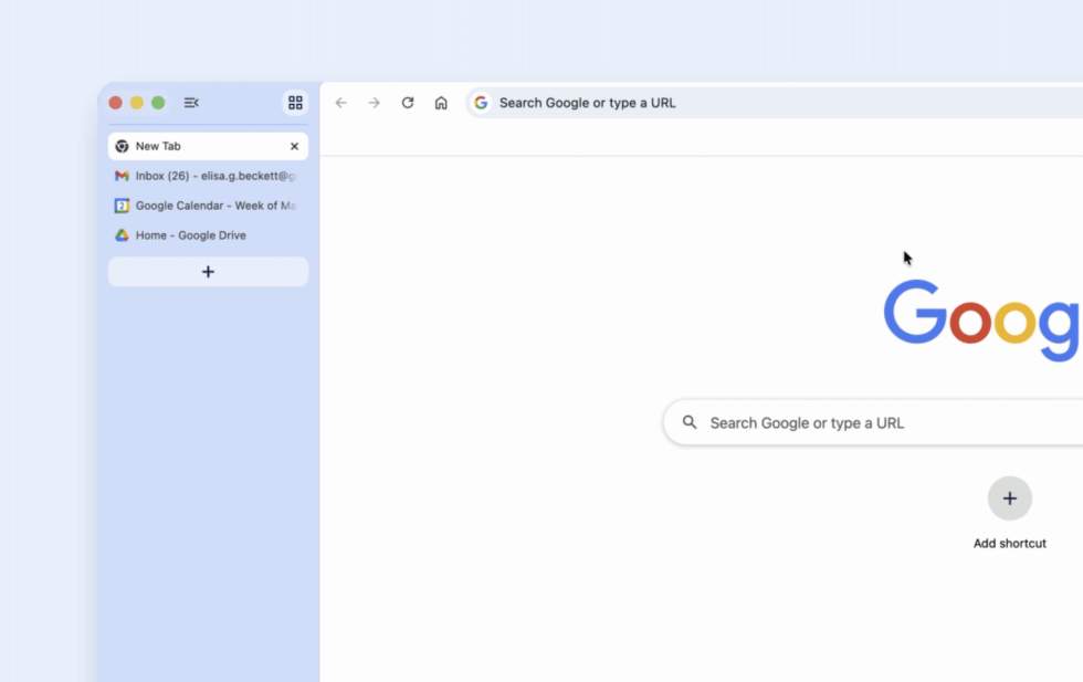 Chrome Vertical Tabs - Big