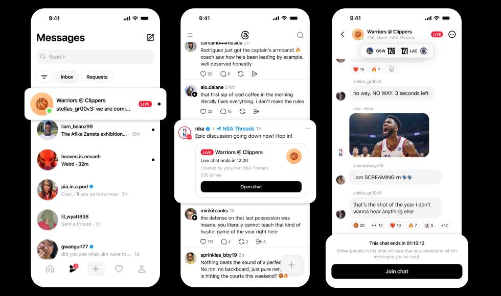 Threads - Live Chat NBA
