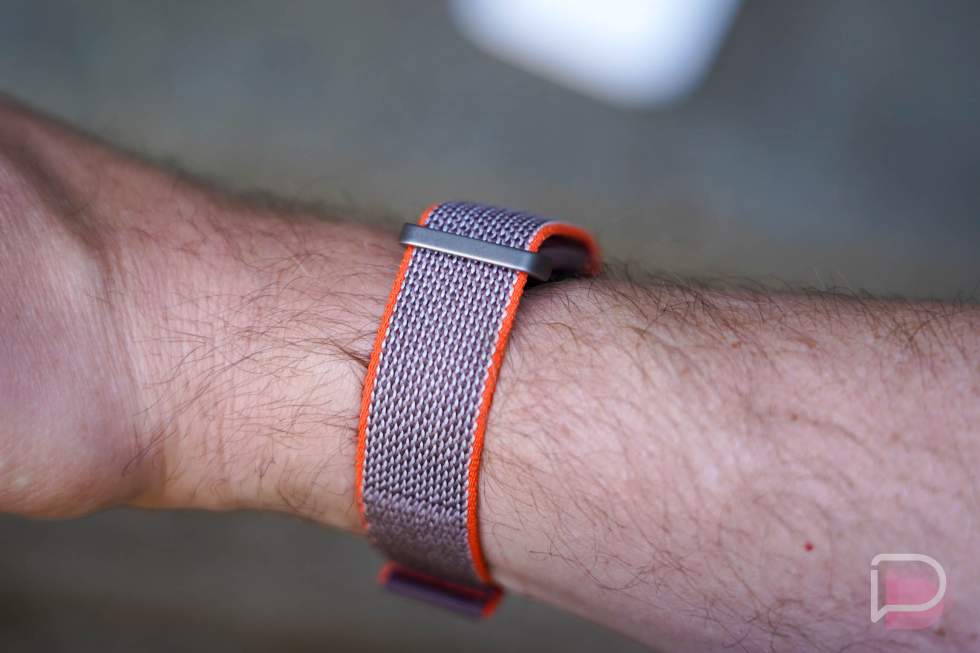 Google Fitbit Air on wrist