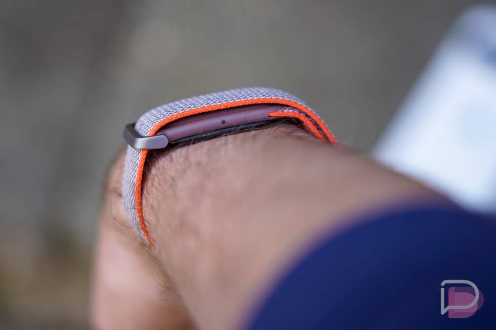 Google Fitbit Air on wrist