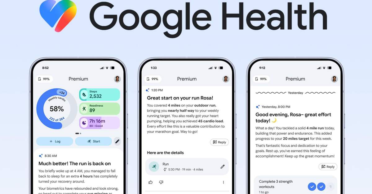 Google replaces Fitbit app with Google Health