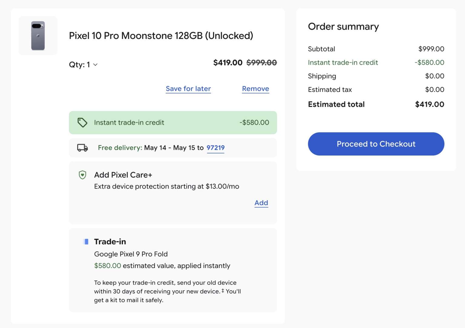 Do Google's Instant $580 Discount on the Pixel 10 Pro