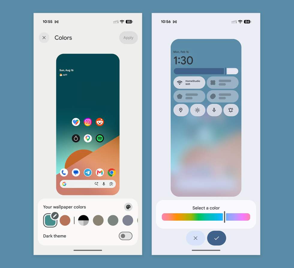 Android 17 Material Themes - New Colors, Color Picker