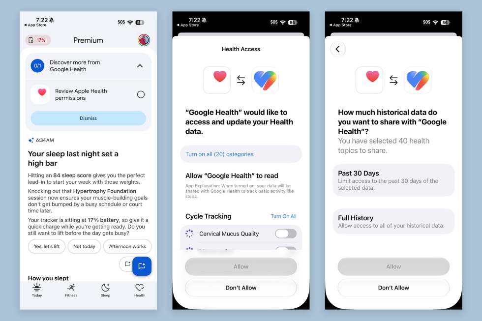 How to Google Health to Apple Health data sync