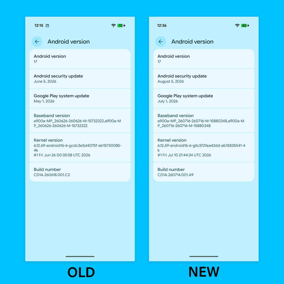 How to download Pixel 11 first software update