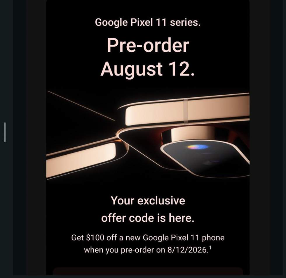 Pixel 11 pre-order deal - $100 off, $250 off
