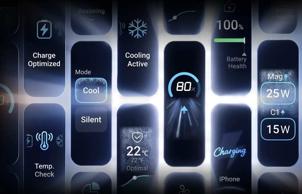 Anker MagGo 2 Pro display settings