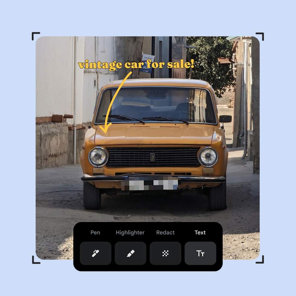 Google Photos new markup tool