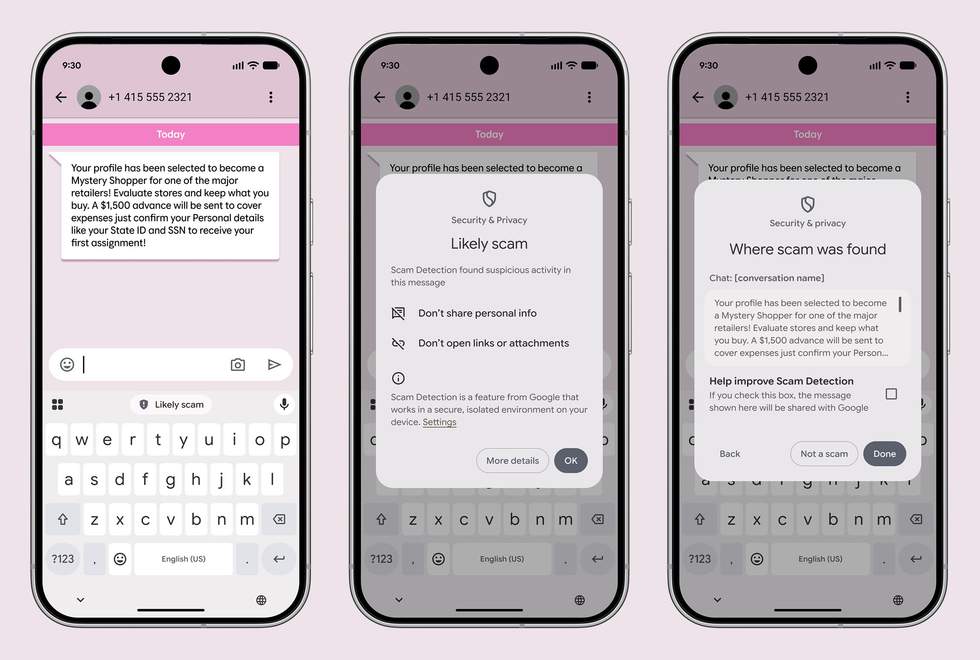 Pixel Scam Detection